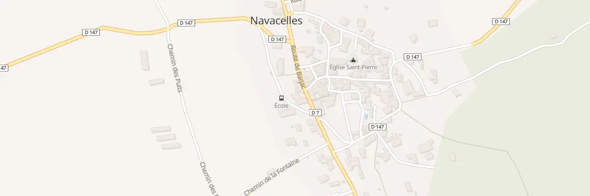 Plan du 5075 Le Village à Navacelles