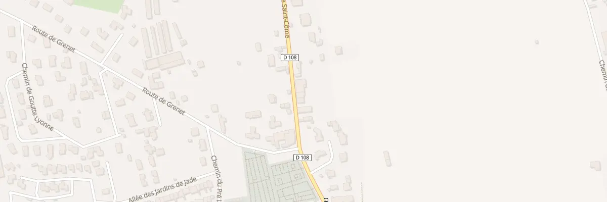 Plan de Rte de Saint-Côme à Saint-Just-Saint-Rambert