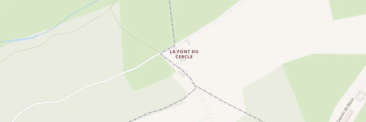 Plan du 503 Che de la Fond du Cercle à Bussières