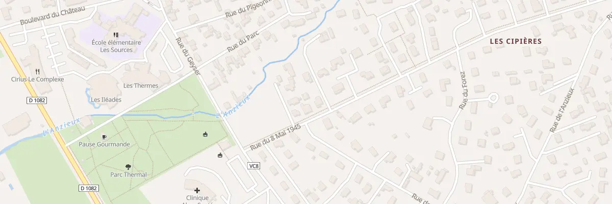 Plan du 119 Rue du Huit Mai 1945 à Montrond-les-Bains