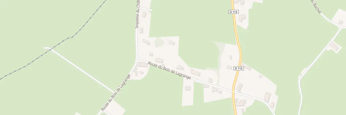 Plan du 743 Rte du Bois de Lagrange à Saint-Maurice-lès-Châteauneuf