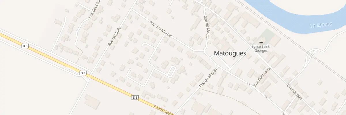 Plan du 9 Rue des Iris à Matougues
