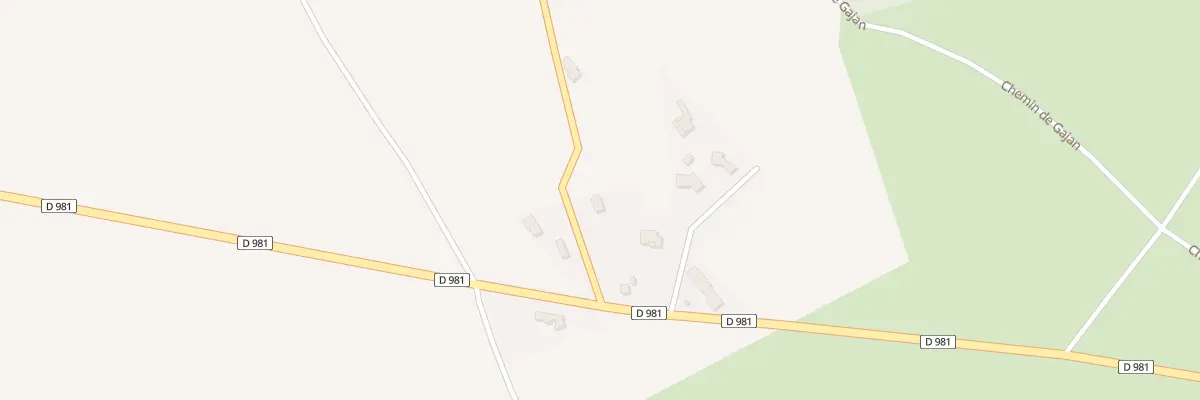 Plan du 1113 Che de l’Ancienne Gare à Euzet