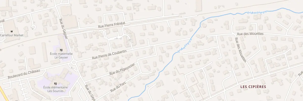 Plan du 129 Rue des Chênes à Montrond-les-Bains