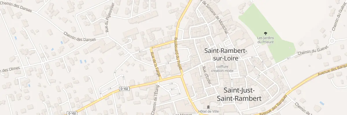 Plan du 9 Bd du Poyet à Saint-Just-Saint-Rambert