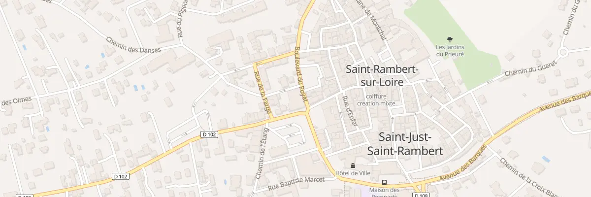 Plan du 11 Pl de la République à Saint-Just-Saint-Rambert