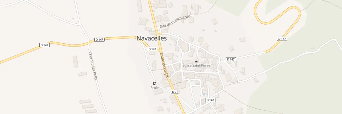 Plan du 5060 Le Village à Navacelles