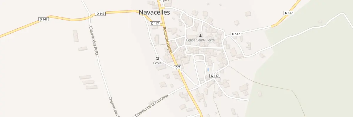 Plan du 5156 Rue de la Calade à Navacelles