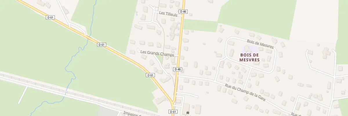 Plan du 5 Rte d Autun à Mesvres