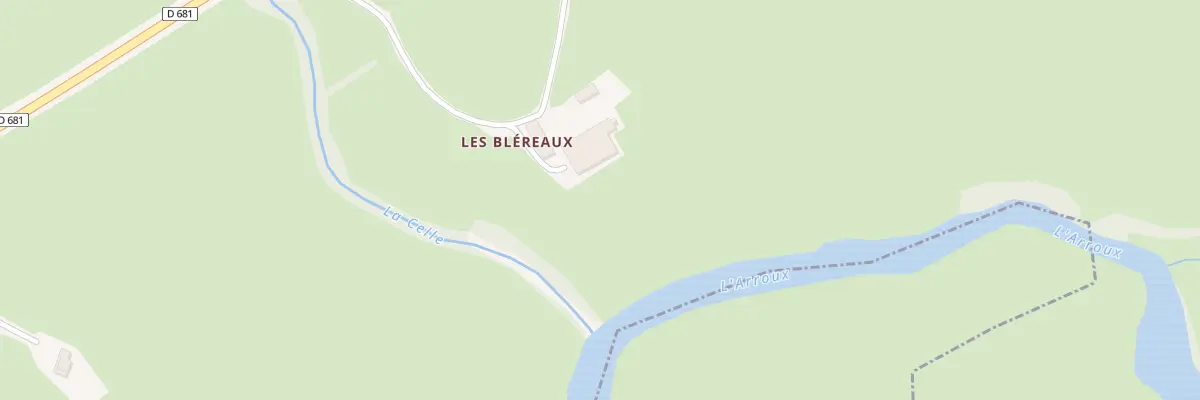 Plan du 5085 Les Blereaux à Monthelon