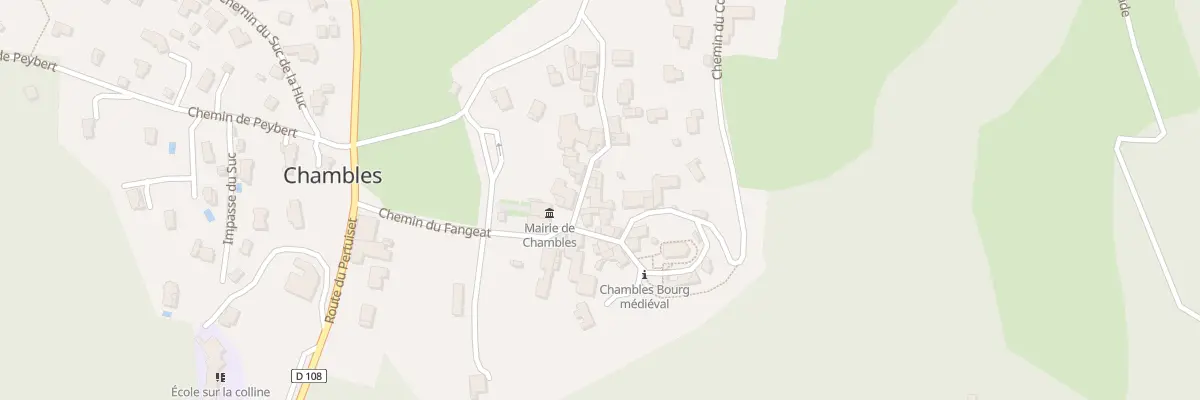 Plan du 5040 Au Bourg à Chambles