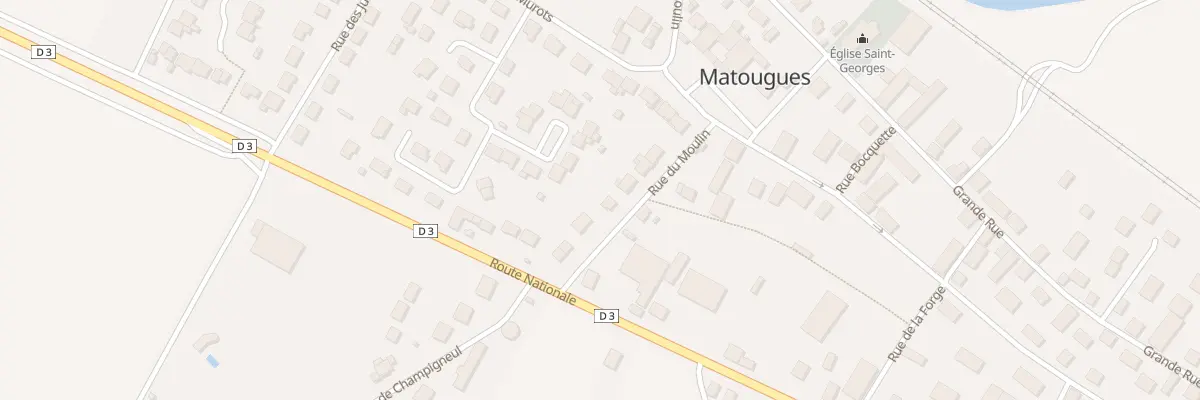 Plan du 20 Rue du Moulin à Matougues