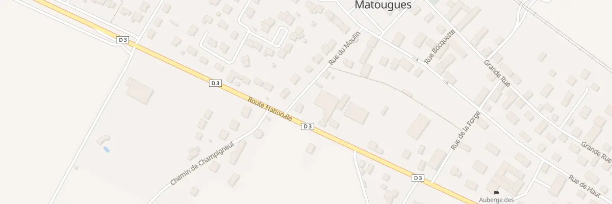 Plan du 5 Rue du Moulin à Matougues