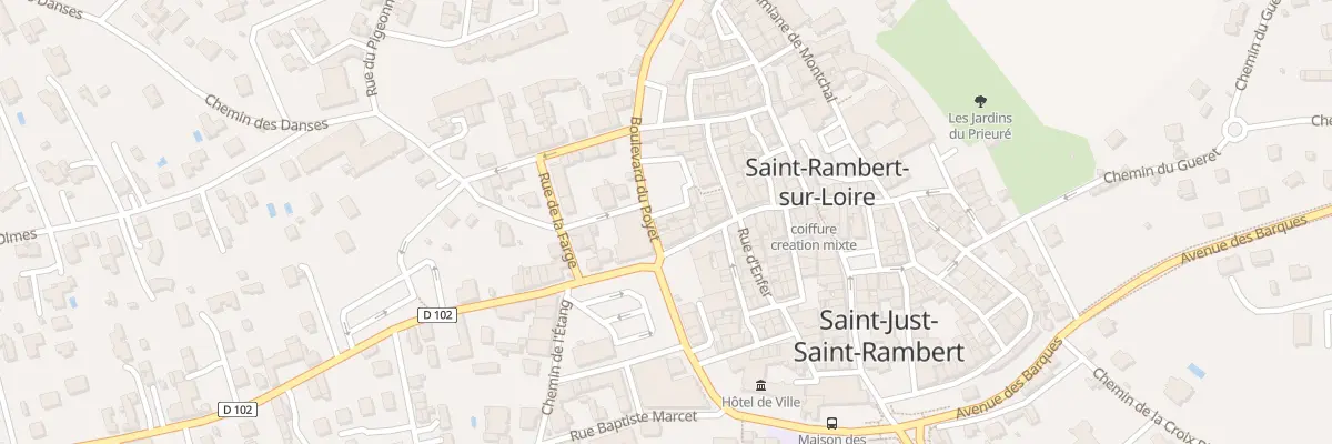 Plan du 4 Bd du Poyet à Saint-Just-Saint-Rambert