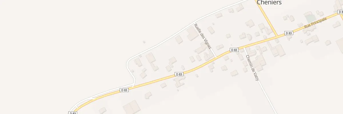 Plan du 54 Rue Principale à Cheniers