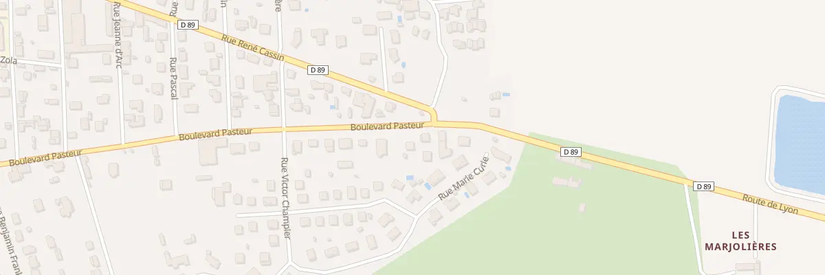 Plan du 42 Bd Pasteur à Feurs