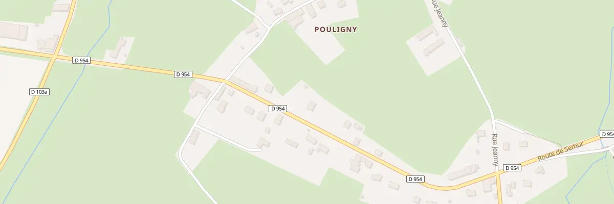 Plan du 11 Rte de Semur à Torcy-et-Pouligny