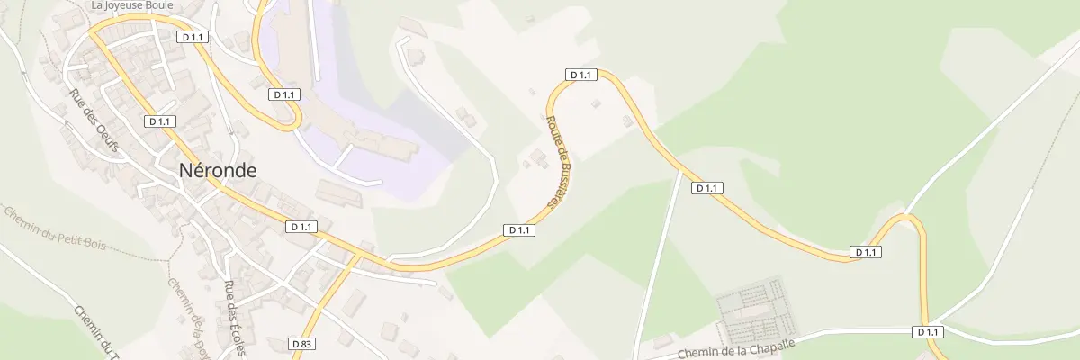 Plan du 5 Rte de Bussières à Néronde