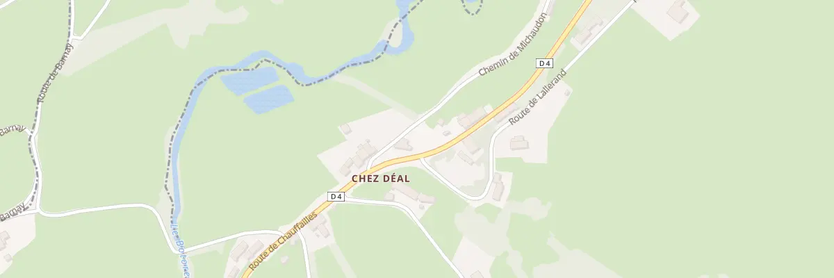 Plan du 1677 Rte de Chaufailles à Maizilly