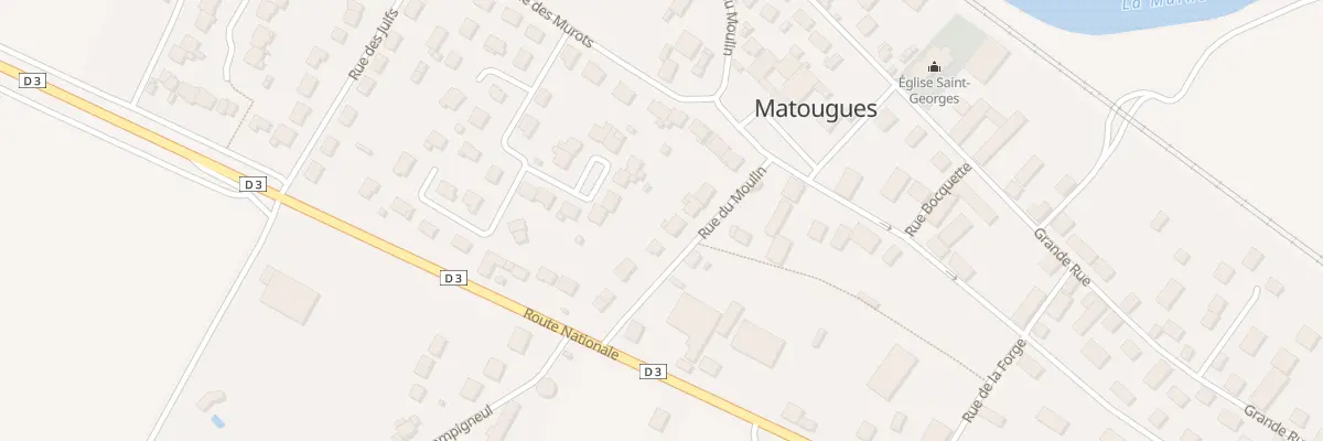 Plan du 18 Rue du Moulin à Matougues