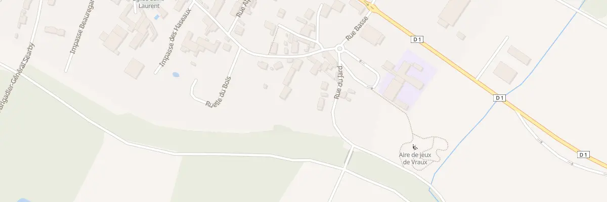 Plan du 3F Rue Basse à Vraux