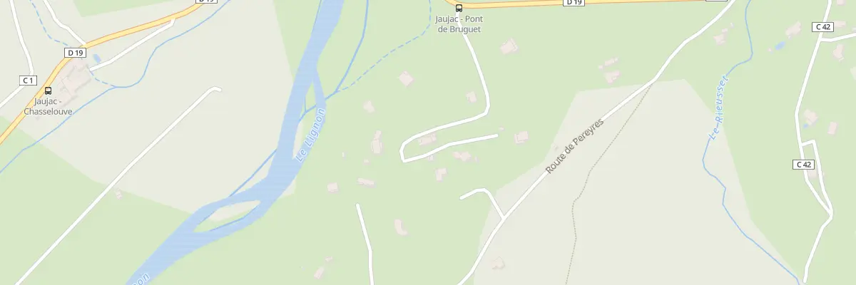 Plan du 215 Che du Planas du Bruget à Jaujac