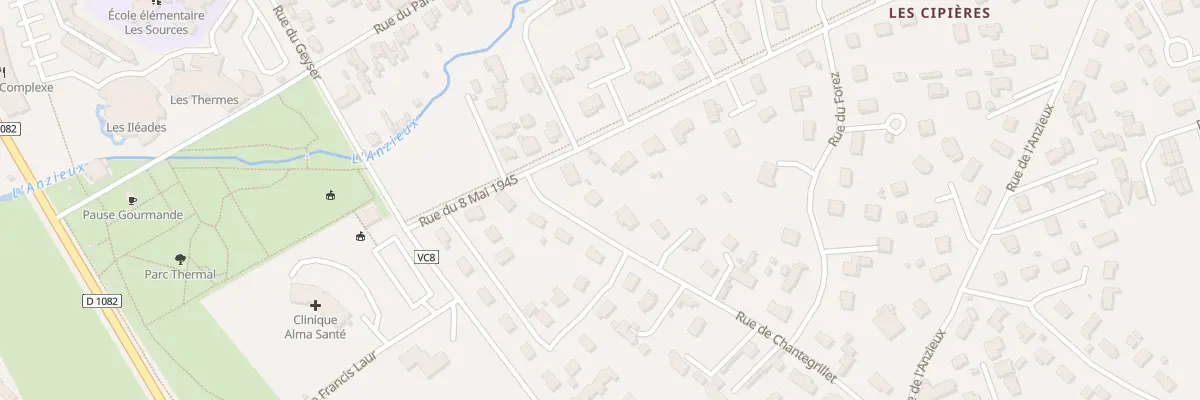 Plan du 57 Rue de Chantegrillet à Montrond-les-Bains