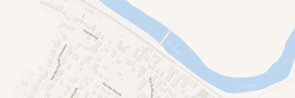 Plan du 5 Rue du Pont de Marne à Matougues