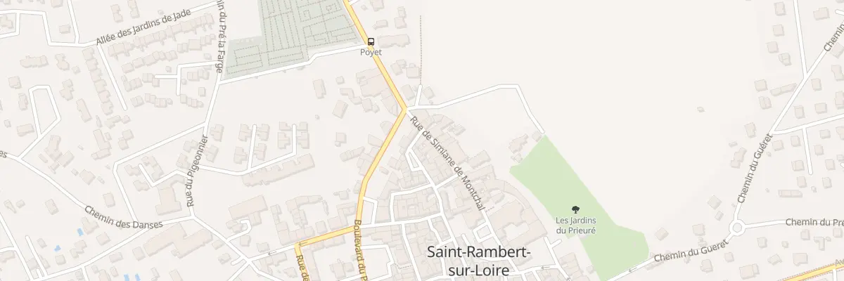 Plan du 35 Rue de Simiane de Montchal à Saint-Just-Saint-Rambert