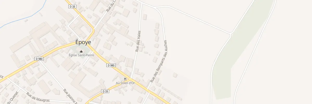 Plan du 7 Rue des Remparts des Auches à Époye