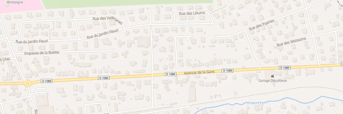 Plan du 5021 Lot Allee des Peupliers à Montrond-les-Bains