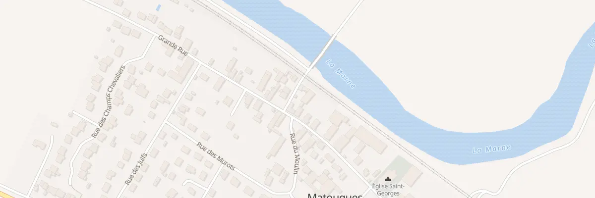 Plan du 52 Gr Grande Rue à Matougues