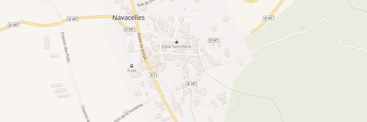 Plan du 5016 Le Village à Navacelles