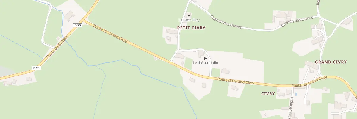 Plan du 5291 Petit Civry à Saint-Julien-de-Civry