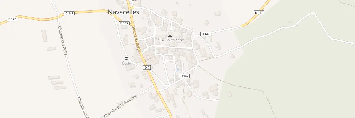 Plan du 77 Che de l’Ancienne Mairie à Navacelles
