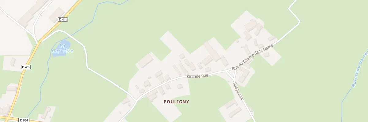 Plan du 6 Grande Rue à Torcy-et-Pouligny