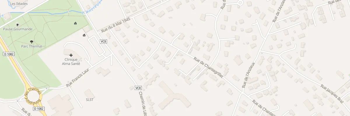 Plan du 186 Rue de Chantegrillet à Montrond-les-Bains