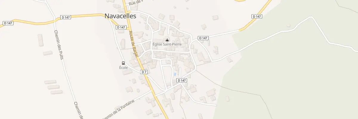 Plan du 5173 Le Village à Navacelles