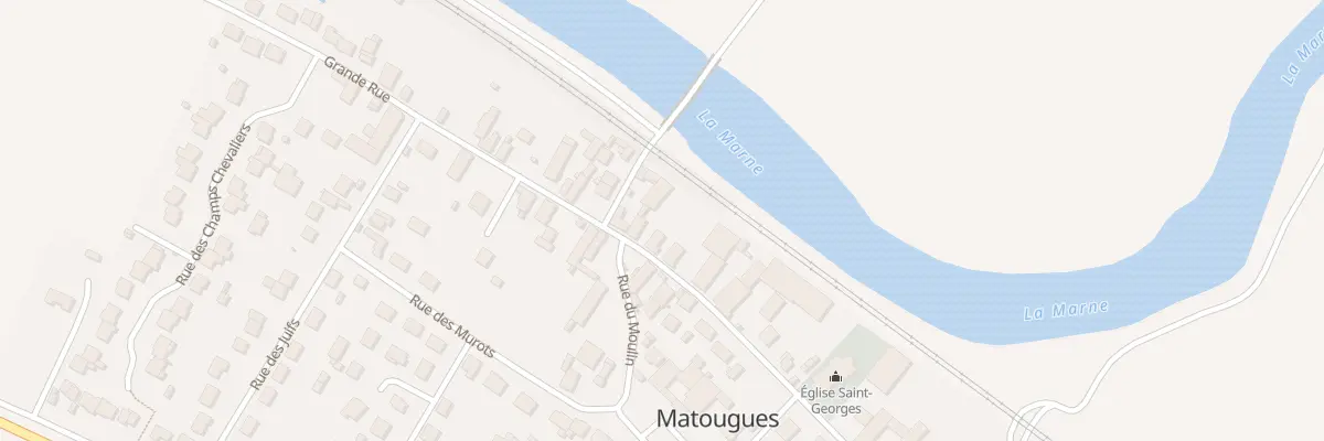 Plan du 50 Gr Grande Rue à Matougues