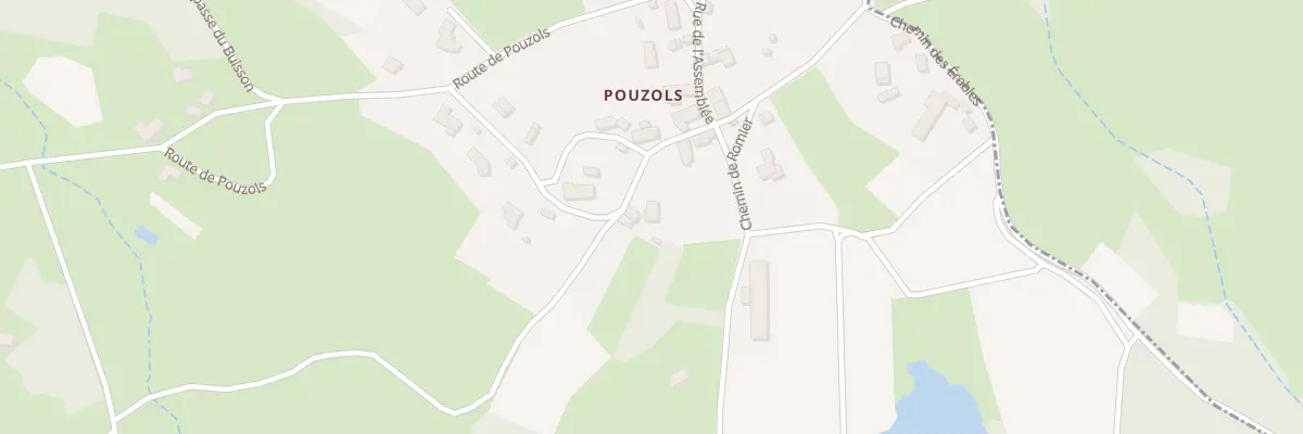 Plan du 5296 Pouzols à Saint-Jeures