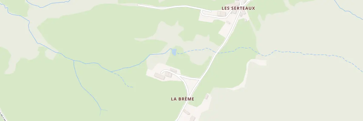 Plan du 5102 La Brême à Uchon