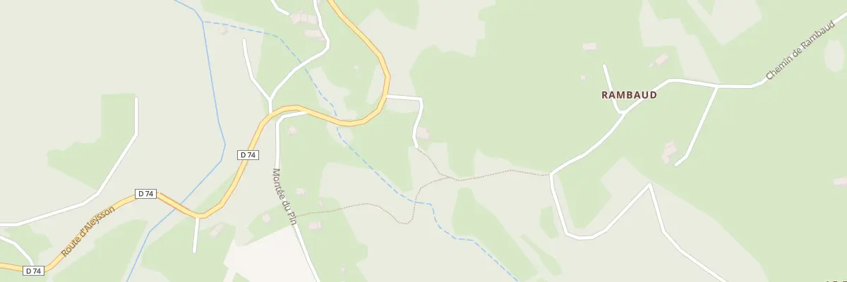 Plan du 1890 Rte d’Aleysson à Saint-Jeures