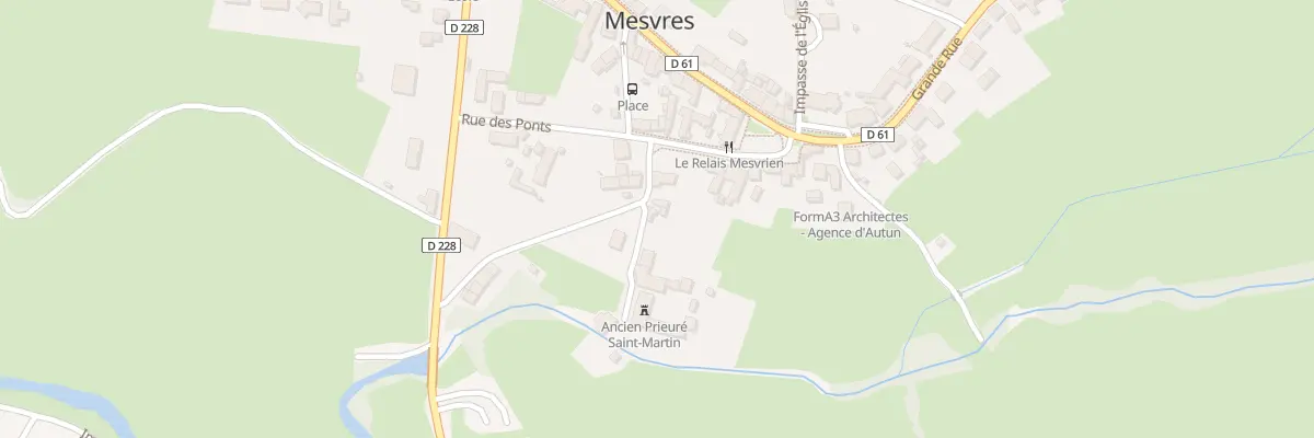 Plan du 1 Imp du Prieure à Mesvres