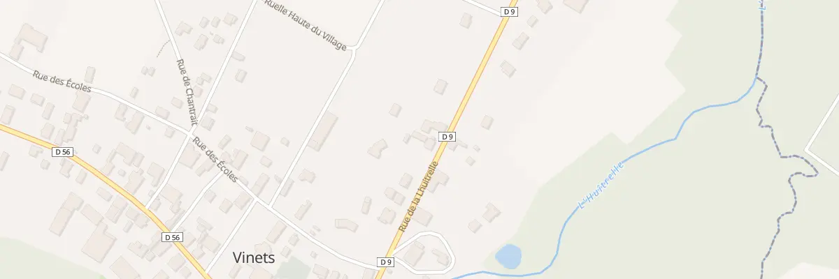 Plan du 11 Rue de la Lhuitrelle à Vinets