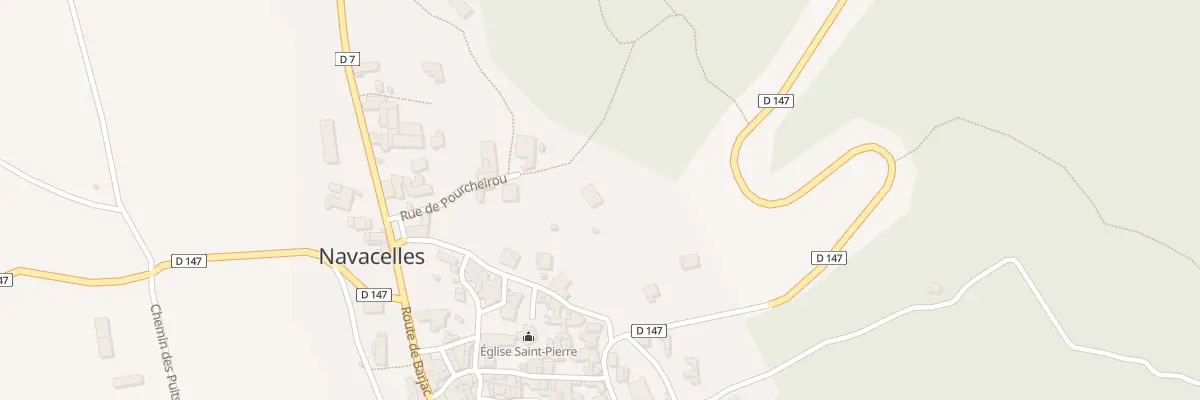 Plan du 5129 Pourchairol à Navacelles