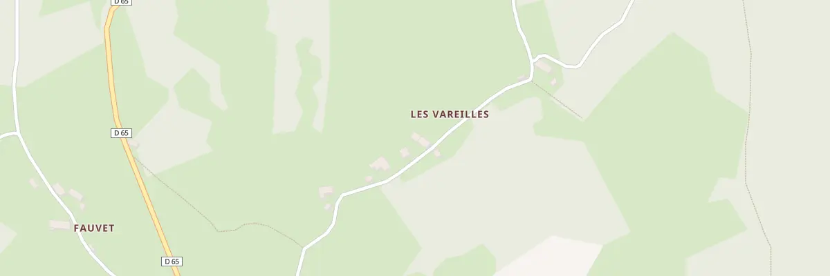 Plan du 331 Rte des Vareilles à Lapte