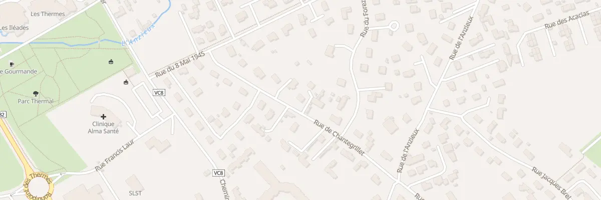 Plan du 191 Rue de Chantegrillet à Montrond-les-Bains