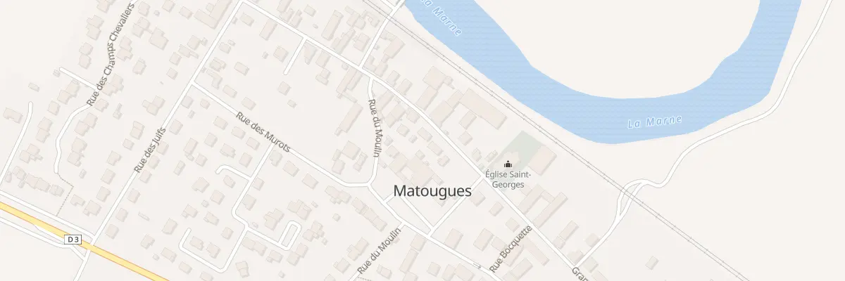 Plan du 21T Gr Grande Rue à Matougues
