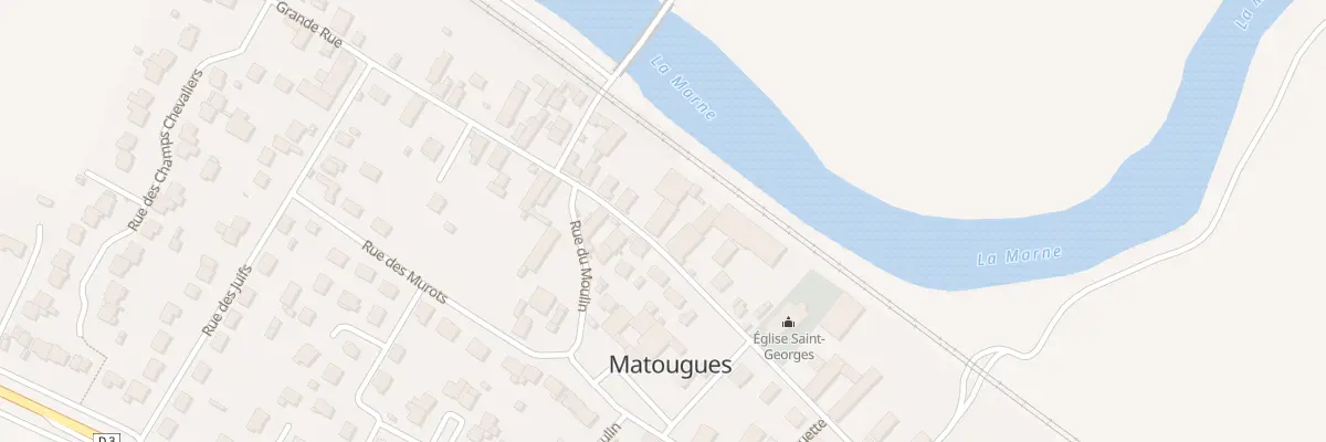 Plan du 46 Gr Grande Rue à Matougues