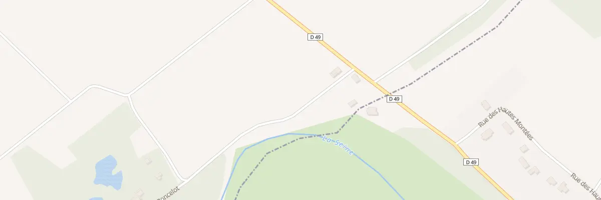 Plan du 2 Che du Poncelot à Villemoyenne